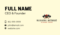 Pirate Flag Sword Business Card Image Preview