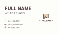 Home Tile Flooring Business Card Design