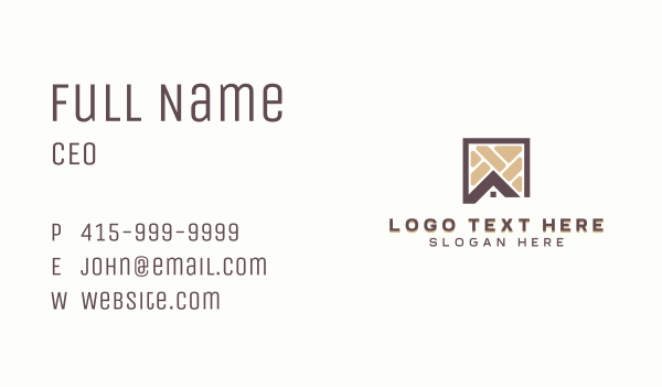 Home Tile Flooring Business Card Design Image Preview