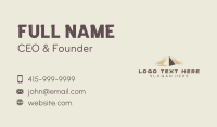 Pyramid Enterprise Firm Business Card Design