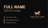 Equestrian Horse Breeding Business Card Image Preview