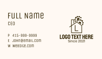 Mechanical House Letter Business Card Image Preview