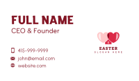 Red Love House Business Card Image Preview