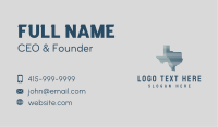 Abstract Texas Map Business Card Image Preview