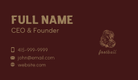 Golden Woman Salon Business Card Image Preview