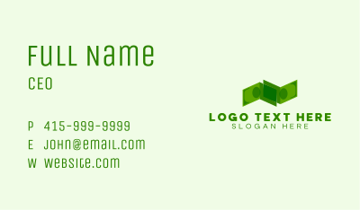Dollar Bill Money  Business Card Image Preview