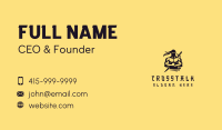 Ninja Sword Warrior Business Card Design