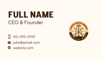 Landscaping Shovel Plant Business Card Image Preview