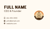 Landscaping Shovel Plant Business Card Image Preview