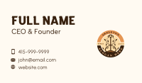 Landscaping Shovel Plant Business Card Design