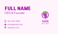 Grape Flavored Juice Business Card Image Preview