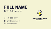 Breakfast Egg Chat  Business Card Design