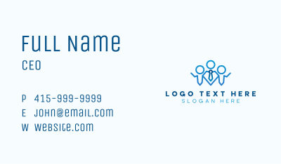 Networking Employee Job Business Card Image Preview