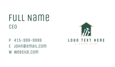 Home Carpentry Builder Tools Business Card Image Preview