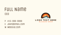 Rustic Travel Mountain Business Card Image Preview