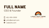 Rustic Travel Mountain Business Card Image Preview