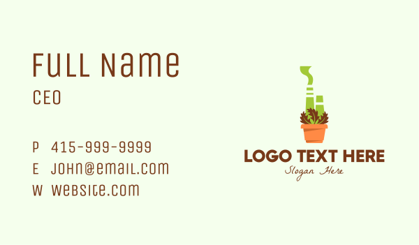 Herbal Power Plant  Business Card Design Image Preview