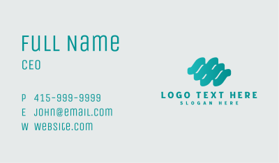 Creative Wave Business Business Card Image Preview