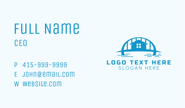 House Apartment Bridge Business Card Design Image Preview