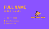 Wild Angry Cougar Business Card Image Preview