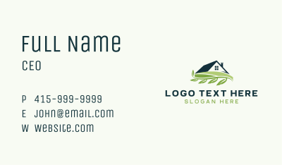 Landscaping Farm House Gardening Business Card Image Preview