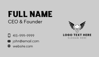 Skull Wings Gamer Business Card Image Preview