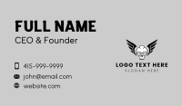 Skull Wings Gamer Business Card Preview