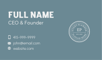 White Business Firm Business Card Image Preview