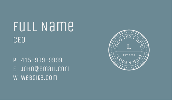 White Business Firm Business Card Design Image Preview