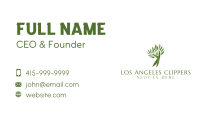 Nature Plant Arborist Business Card Image Preview