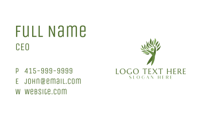 Nature Plant Arborist Business Card Image Preview