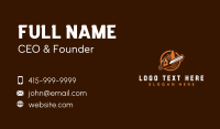 Chainsaw Logging Forestry Business Card Image Preview