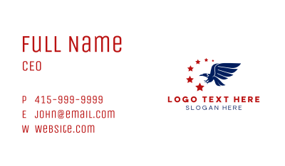 American Flying Eagle Business Card Image Preview
