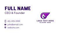 Horse Wing Racing Business Card Image Preview