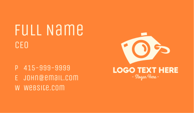 Camera Discount Price Tag Business Card