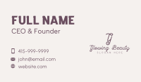 Lifestyle Styling Letter Business Card Image Preview