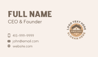 Home Roofing Emblem Business Card Design