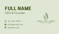 Eco Leaf Lady Business Card Image Preview