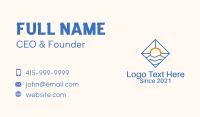Sunset Beach Resort  Business Card Image Preview