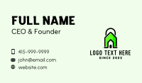 Tiny House Padlock Real Estate  Business Card Image Preview