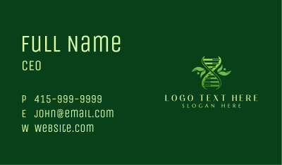 Organic DNA Laboratory Business Card Image Preview