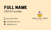 Chicken Egg Mascot Business Card Image Preview