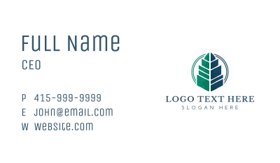 Generic Leaf Business Business Card Image Preview