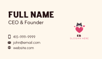 Cat Heart Veterinary Business Card Image Preview