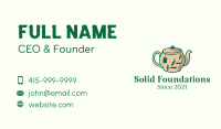 Herbal Drink Teapot Business Card Image Preview