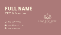 Floral Crown Wedding Business Card Image Preview