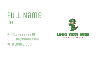 Dinosaur Costume Kid Business Card Image Preview