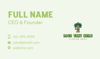 Sustainable Tree Garden Business Card Preview