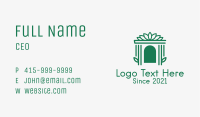 Mansion Gate Structure  Business Card Image Preview