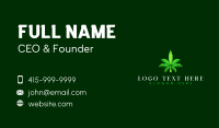 Cannabis Medical Leaf Business Card Image Preview